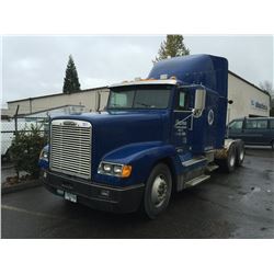 2000 FREIGHTLINER TRACTOR BLUE, VIN # 1FUYDSEB2YLF22695