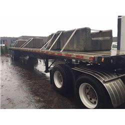 1995 FRUEHAUF FLATDECK TRAILER, VIN # 2P04820RW035201