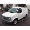 Image 1 : 2001 CHEVROLET ASTRO, CARGO VAN, WHITE, VIN # 1GCDM19X43B111509