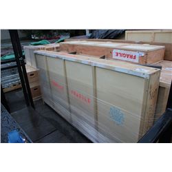 LARGE CRATE OF WINDOW AND SIGN GLASS