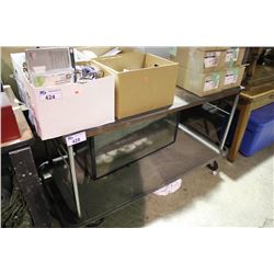 2 TIER MOBILE WORK TABLE