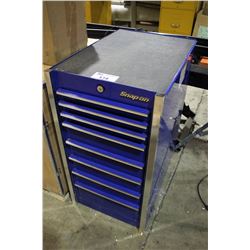 SNAP-ON ROYAL BLUE 8 DRAWER END TOOL CABINET