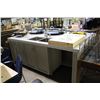 Image 2 : LARGE MOBILE FAUX GRANITE KITCHEN ISLAND WITH SINK