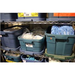 SHELF OF ASSORTED MEDICAL SUPPLIES