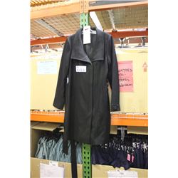 LADIES BLACK BABATON  CASHMERE COAT LARGE