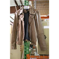 BROWN LEATHER LADIES JACKET