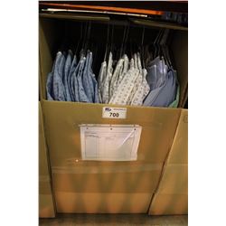 WARDROBE BOX OF ASSORTED SCRUBS