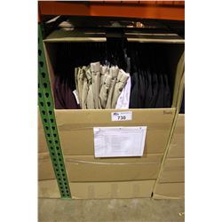 WARDROBE BOX OF SUITS AND DRESS CLOTHING