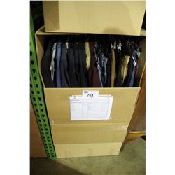 WARDROBE BOX OF ASSORTED CLOTHING