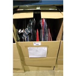 WARDROBE BOX OF ASSORTED CLOTHING