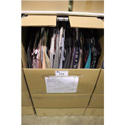 WARDROBE BOX OF ASSORTED CLOTHING