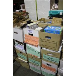 PALLET OF OFFICE SUPPLIES