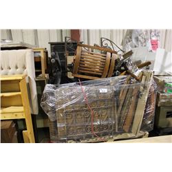 PALLET OF MISC FURNITURE