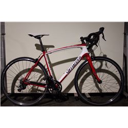 RED/WHITE SPECIALIZED ROUBIAX 18 SPEED RACING BIKE