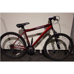 RED MONGOOSE FRONTIER 21 SPEED FRONT SUSPENSION MOUNTAIN BIKE