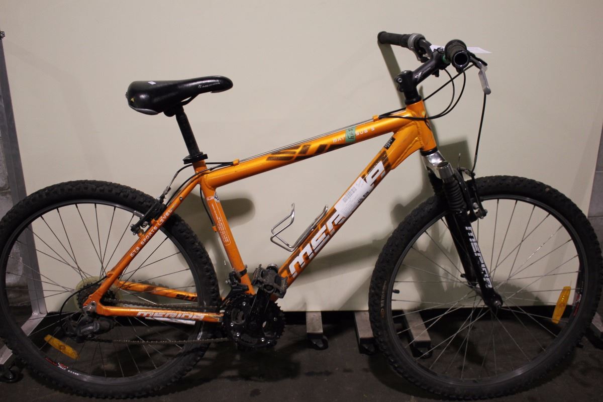 Orange Merida Sub 21 Speed Front Suspension Mountain Bike