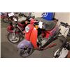 Image 1 : RED HONDA GAS POWERED SCOOTER