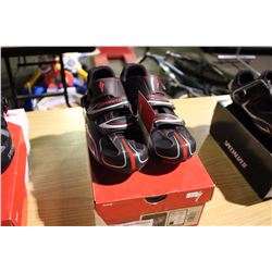 BLACK SPECIALIZED ELITE RD SIZE 44 CYCLING SHOES