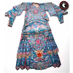 Manchu Woman's Formal Court Robe, China, Qing Dynasty,