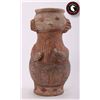 Image 1 : Pre-Columbian figural Effigy vessel.  Clay pottery with