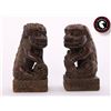 Image 1 : Antique pair of Japanese Foo Dogs, Foo Lion sculpture