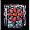 Image 4 : Antique Native American sterling silver bracelet with