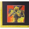Image 2 : Marilyn Monroe Lithograph.  SIZE: see attached ruler