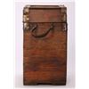 Image 3 : Wedding basket with bamboo fa?ade and brass hardware.