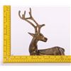 Image 2 : Brass sculpture of a deer with hidden compartment on