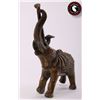 Image 1 : Indian sculpture of bronze Elephant.   SIZE: see