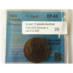 1 cent 1900, CCCS EF-45.