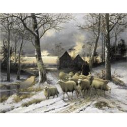 HERDER IN DE SNEEUW...