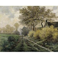 CHEMIN EN AUTOMNE (1884)...