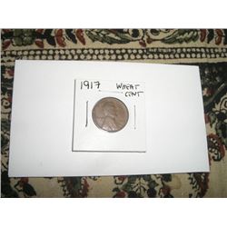 1917 LINCOLN WHEAT PENNY *NICE EARLY WHEAT CENT*!! PENNY CAME OUT OF SAFE!!