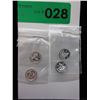 Image 2 : 4 x .999 Silver "Prospector" motif Art Rounds