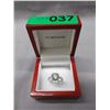 Image 2 : Diamond & Blue Topaz Solitaire ring