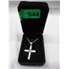 Image 2 : Custom made - Mystic Topaz "cross" pendant & chain