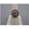 Image 1 : Bezel set -  Pink Kunzite flower style ring