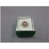 Image 2 : Bezel set -  Pink Kunzite flower style ring