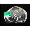 Image 1 : Lead Crystal swan ornament