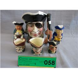 6 Character jugs