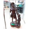 Image 1 : Carved wood statue