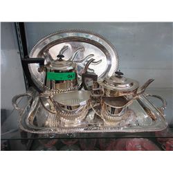 Silver plated tea & coffee service
