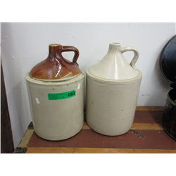 2 Vintage pottery jugs