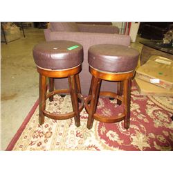 Pair of New swivel stools - 24"