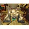 Image 1 : Ship bookends & model - used
