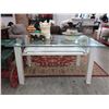 Image 1 : Used glass top table