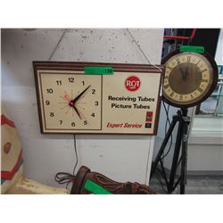 Vintage RCA tubes clock - working
