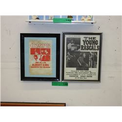 2 Vintage Concert flyers