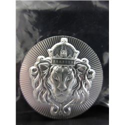 100 Gram .999 Silver Scottsdale Lion Stacker